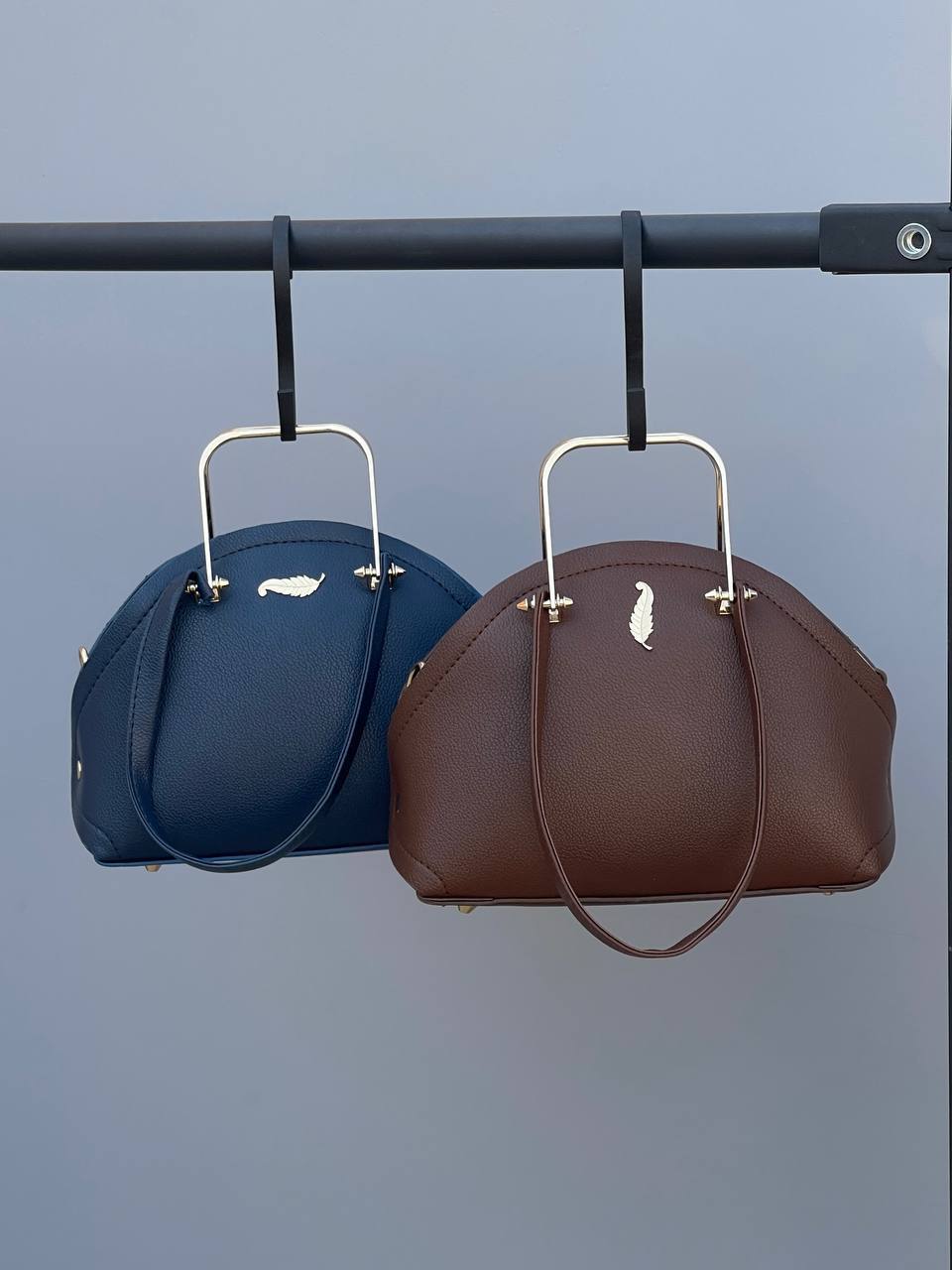 قهوه ای و سرمه ای